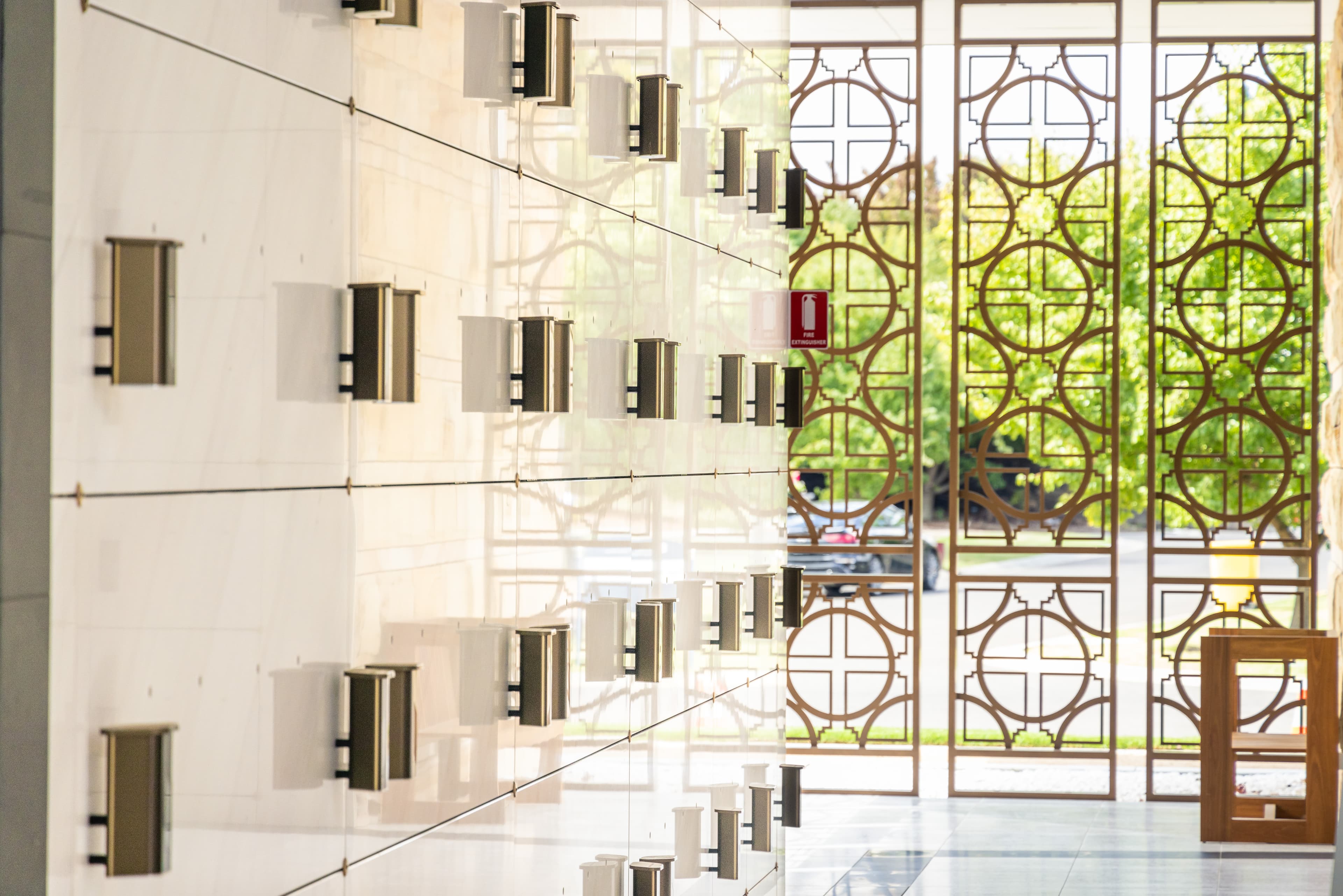 All Souls Mausoleum crypt wall in Springvale Botanical Cemetery